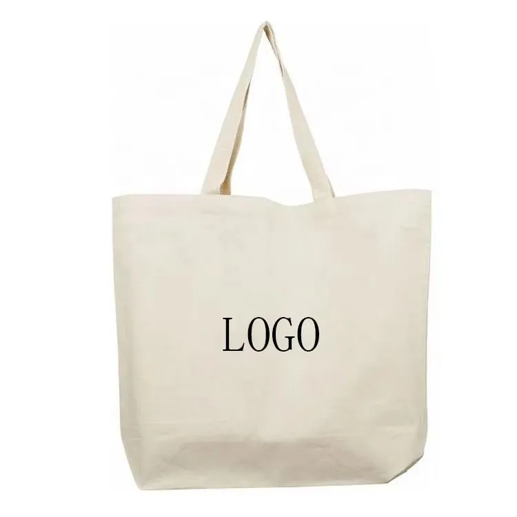 Sac d'épicerie de mode 100 % coton avec logo personnalisé